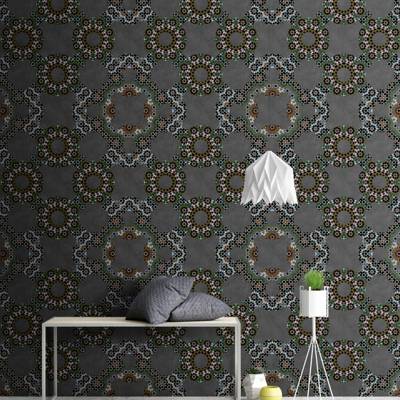 Livingwalls Fototapete Walls by Patel graphite 3 