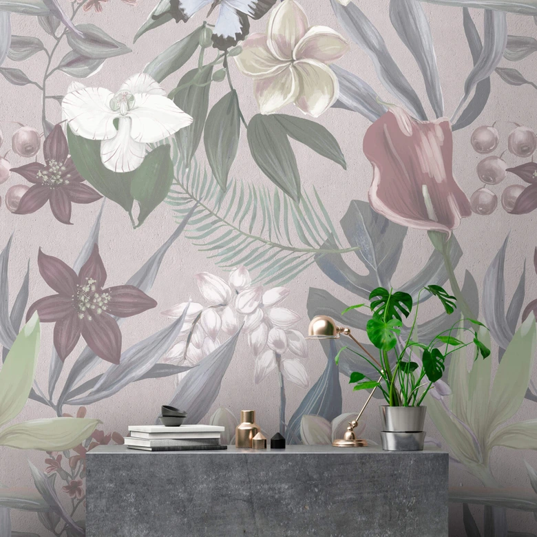 Fotomural Paredes de Patel jardín de orquídeas 1 