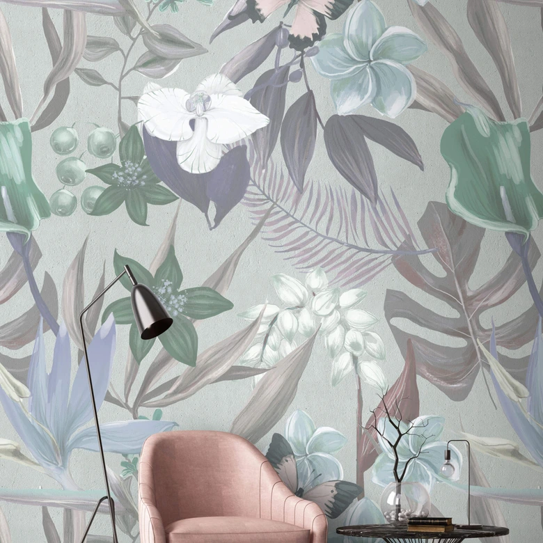 Fotomural Paredes de Patel jardín de orquídeas 2 