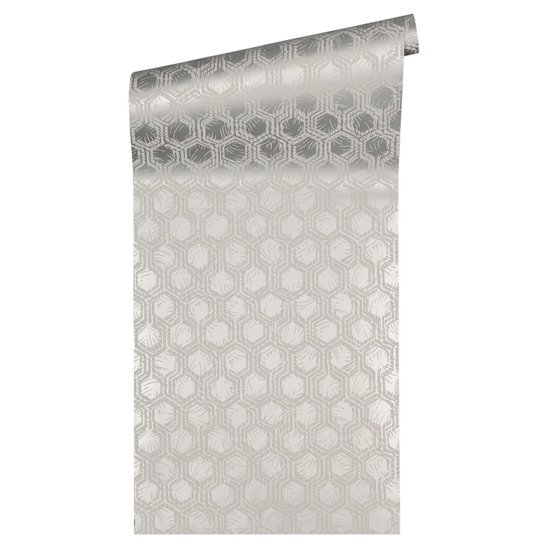 Architects Paper Vliestapete Alpha geometrische Tapete beige, metallic 