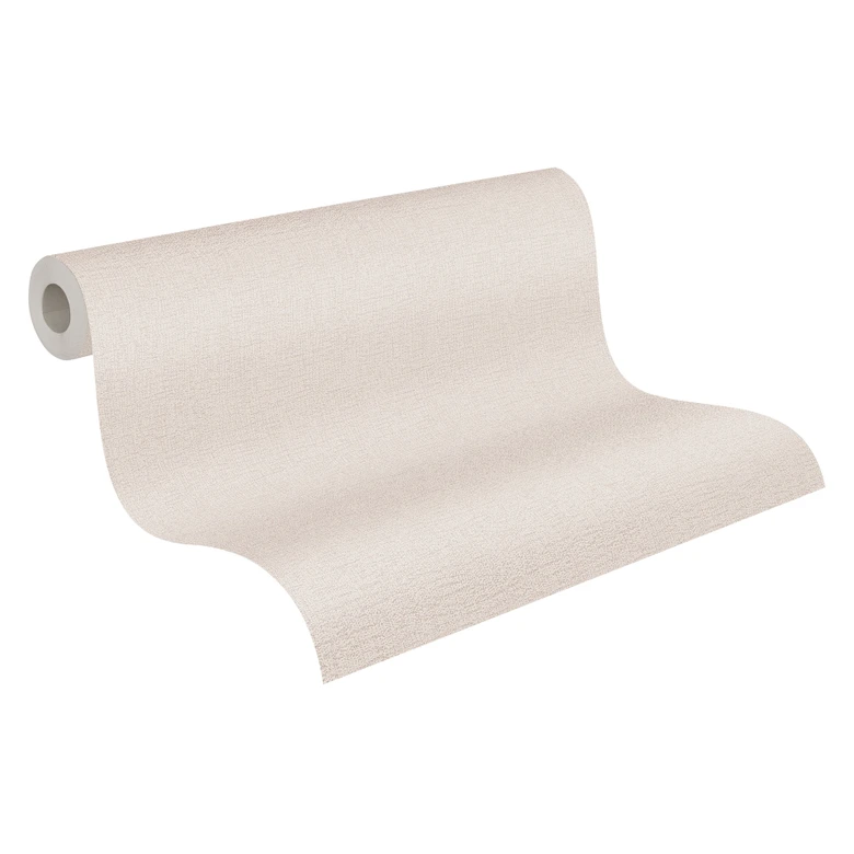 A.S. Création Vliestapete Attractive Unitapete einfarbig beige 
