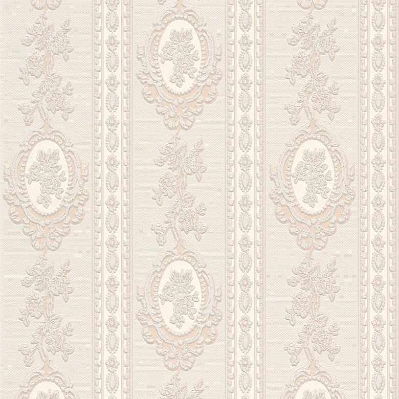 A.S. Création behang Belle Epoque beige, creme, metallic 
