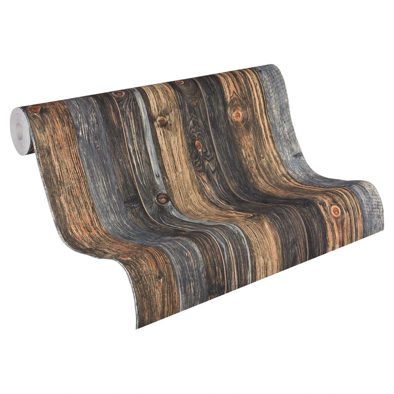 A.S. Création behang Best of Wood`n Stone 2nd Edition beige, bruin, grijs 