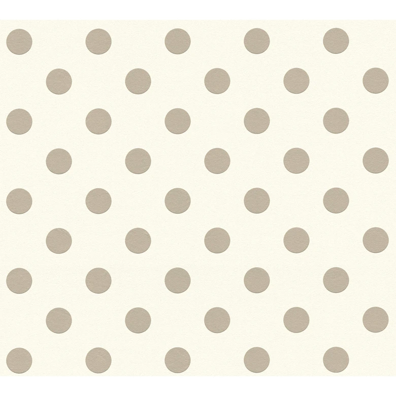 A.S. Création Vliestapete Boys and Girls Kinderzimmertapete gepunktet beige, rosa, weiß 