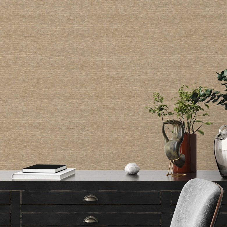 A.S. Création Ethnotapete #Hygge Vliestapete metallic, braun, beige 