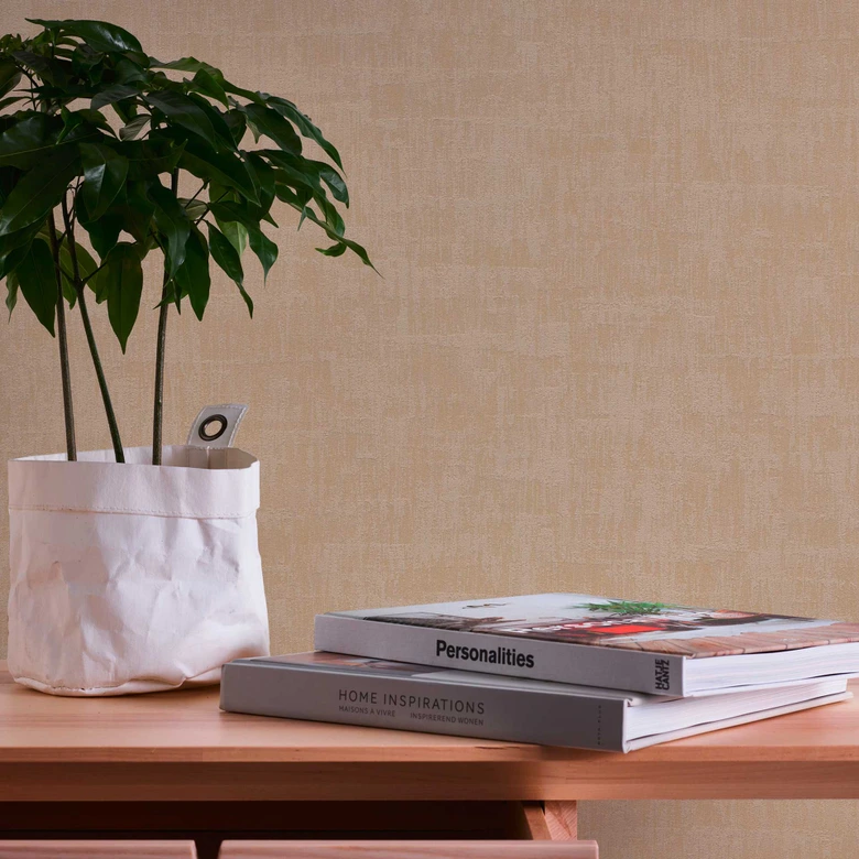 Papel pintado textura lisa beige gris - papel pintado textura escayola - pegar el papel pintado 