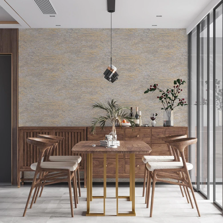 Livingwalls abstrakte Tapete My Home My Spa Vliestapete Feminine Powdery Home hellorange, beige 
