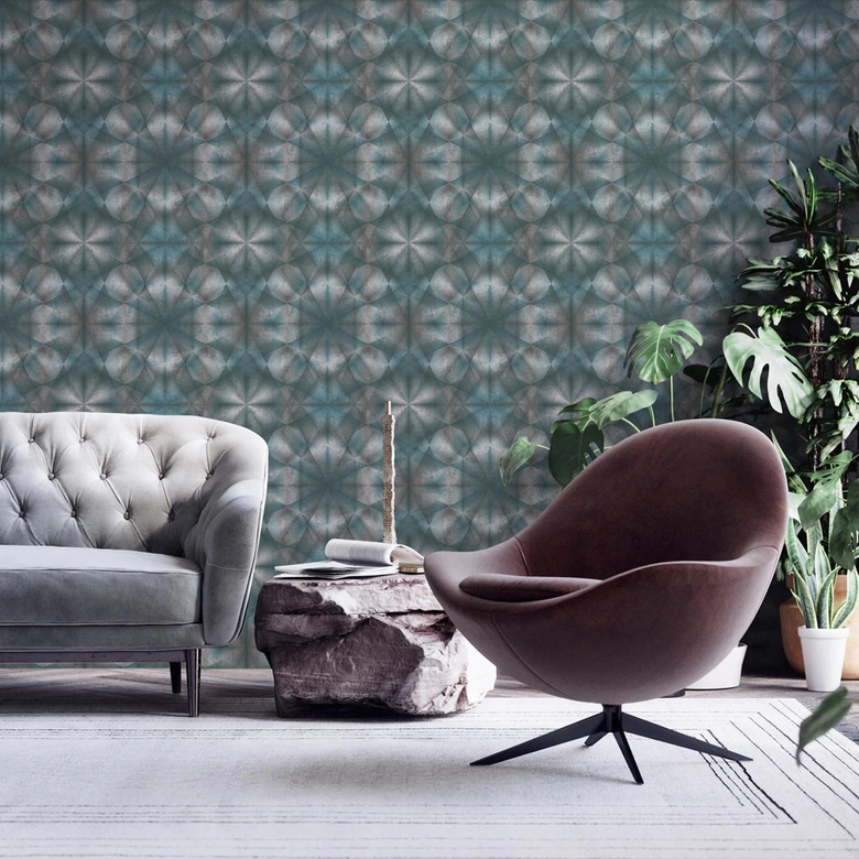 Livingwalls 3D Tapete My Home My Spa Vliestapete Urban City Home blau, grau 