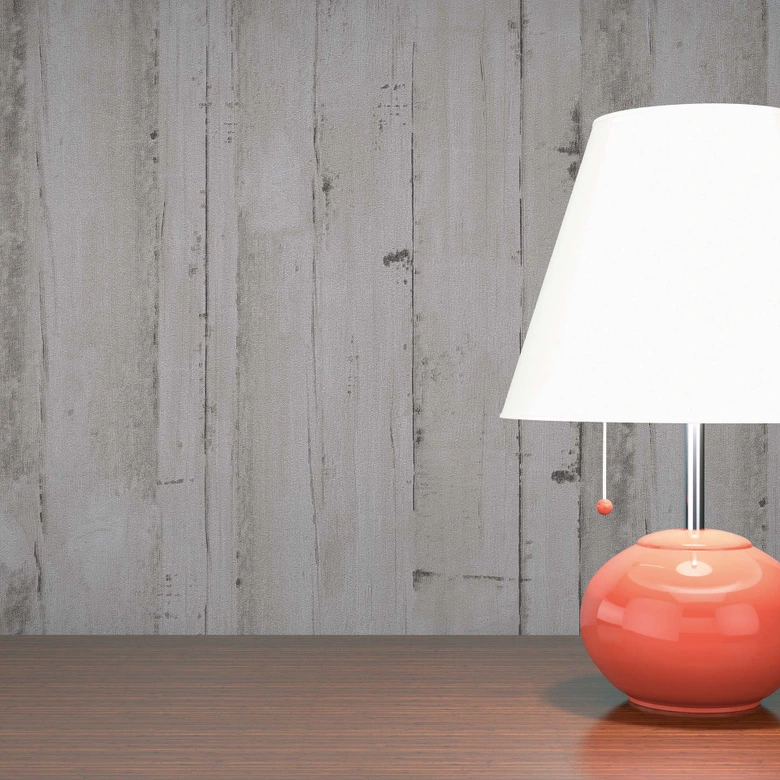 Tapete Holzoptik Vintage - Nachhaltige Vliestapete von A.S. Création Grau 385022 
