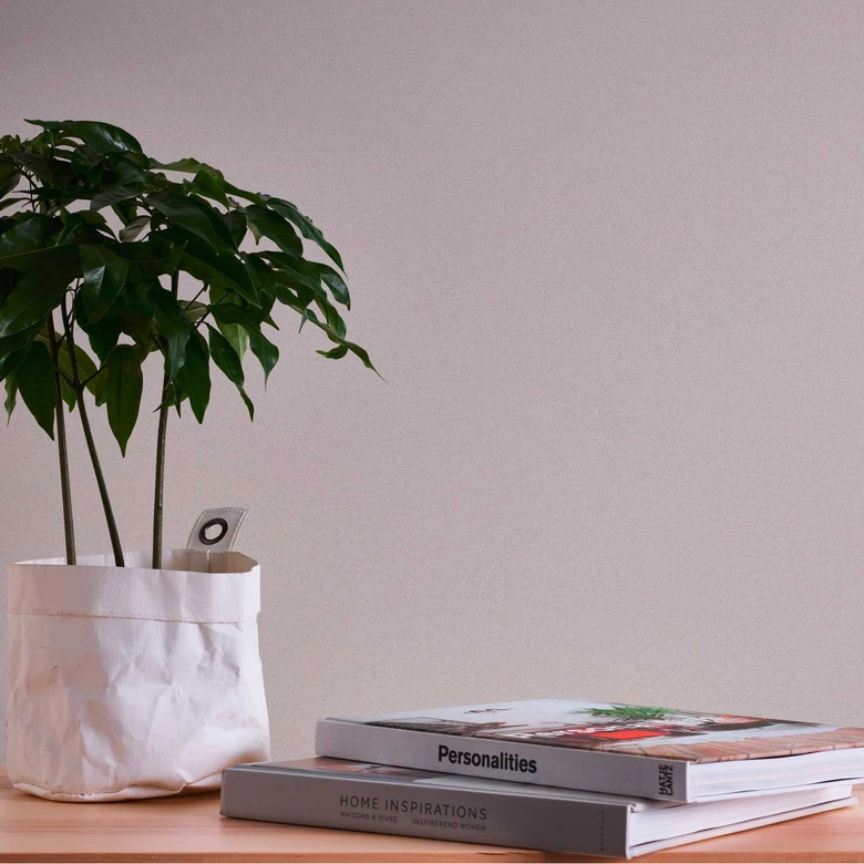 Einfarbige Tapete Grau - Unitapete Esszimmer - Vliestapete Wohnzimmer Büro 