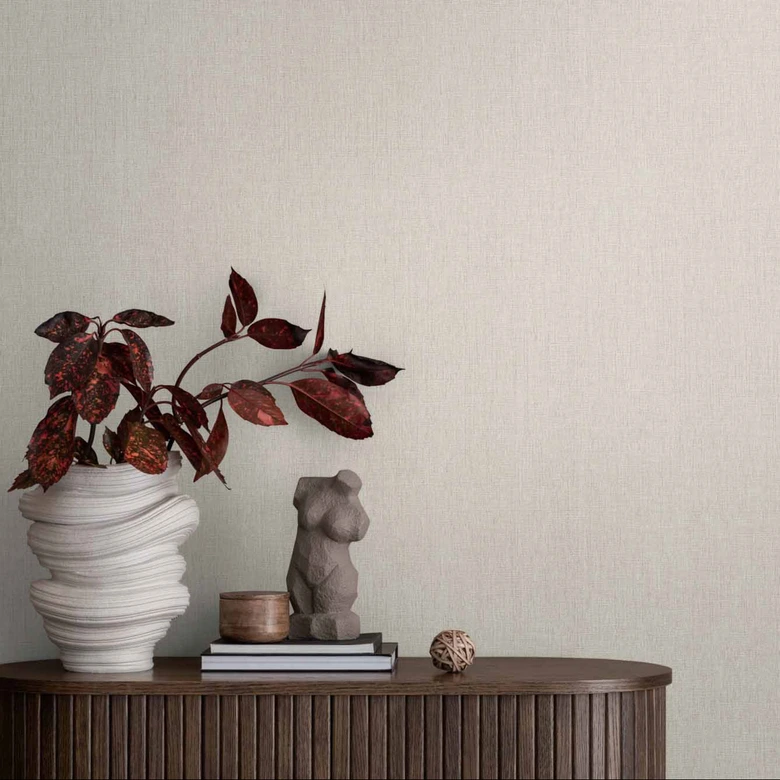 Metallisch Strukturtapete Schwarz Gold - Luxus Vliestapete - Industrie Chic 