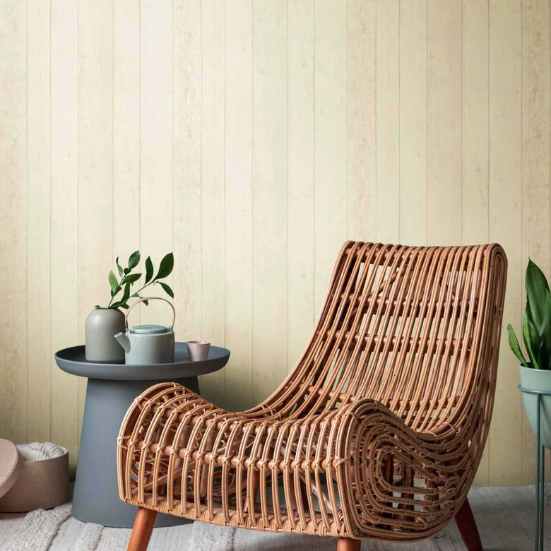 A.S. Création Best of Wood`n Stone 2nd Edition Papier peint effet bois - Blanc 