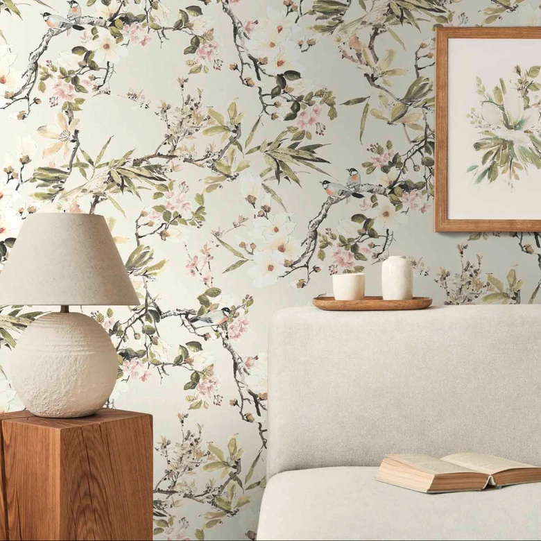 Michalsky Living - Fleecetapet Dream Again Tapet blomstermønster 