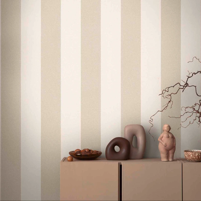 A.S. Création Vliestapete New Elegance Streifentapete gestreift, beige, creme 