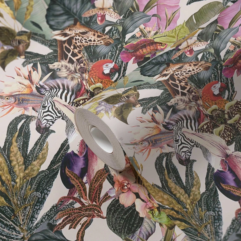 A.S. Création Dream Flowery papier peint intissé jungle 