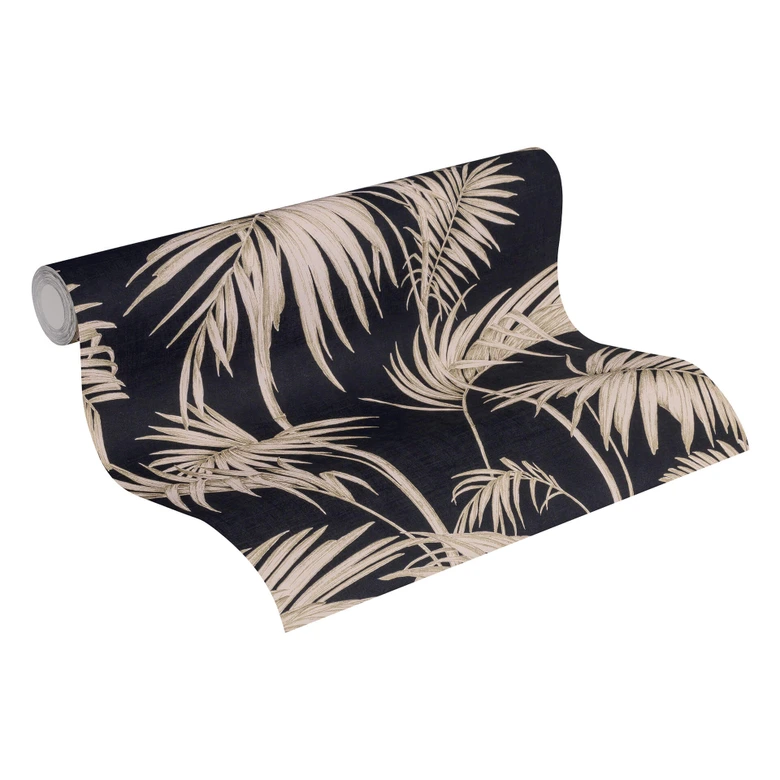 Livingwalls papier peint intissé Metropolitan Stories papier peint Lola Paris métallisé;rose;noir 