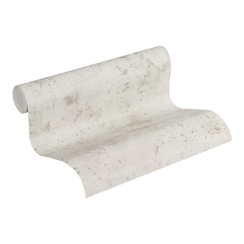 Papel pintado tejido-no tejido Livingwalls New Walls Papel pintado Loft Living en gris hormigón 