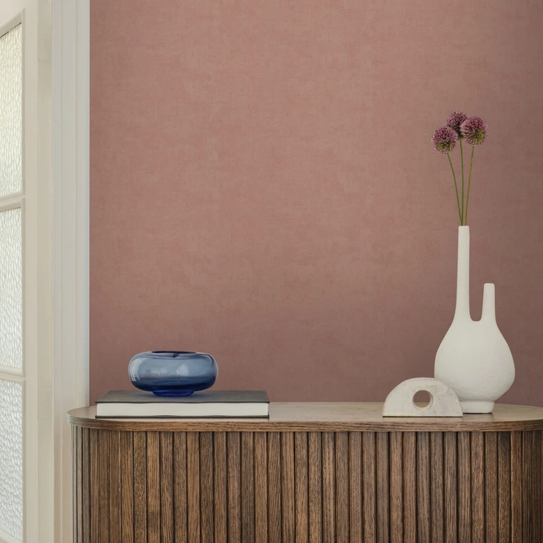 Vliestapete Retro - markantes Retro-Muster in Sand & Terrakotta 