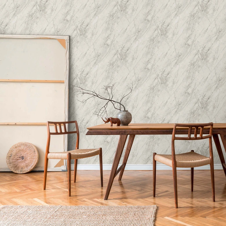 Tapete Marmor Weiß Grau Vliestapete Marmoroptik Design Strukturtapete Wohnzimmer 