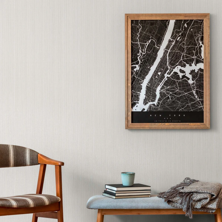 Tapete Weiß Grau Modern Vliestapete Uni einfarbig für Shclafzimmer, Wohnzimmer 