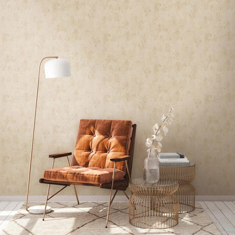 Tapete Beige Betonoptik Vliestapete Industrial Loft Style Betontapete Wohnzimmer 