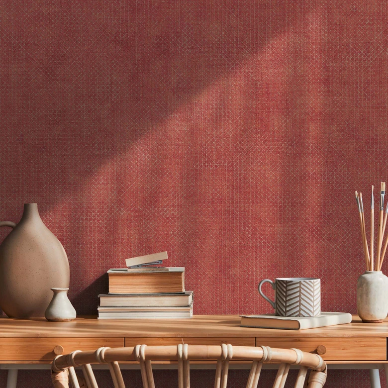 A.S. Création Vliestapete The BOS - Papier peint graphique rouge, or, métallique 