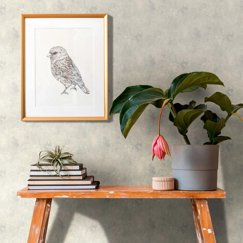 A.S. Création Vliestapete The BOS - papier peint structuré blanc, gris, argenté 