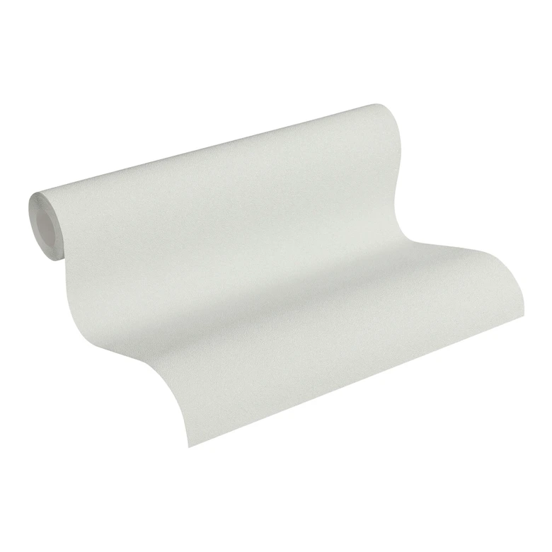 Livingwalls Vliestapete Trendwall Tapete Uni grau, metallic 