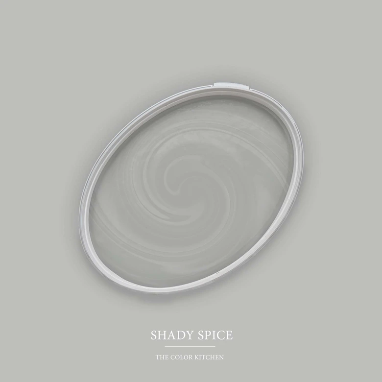 Peinture murale gris satiné mat - THE COLOR KITCHEN Shady Spice 
