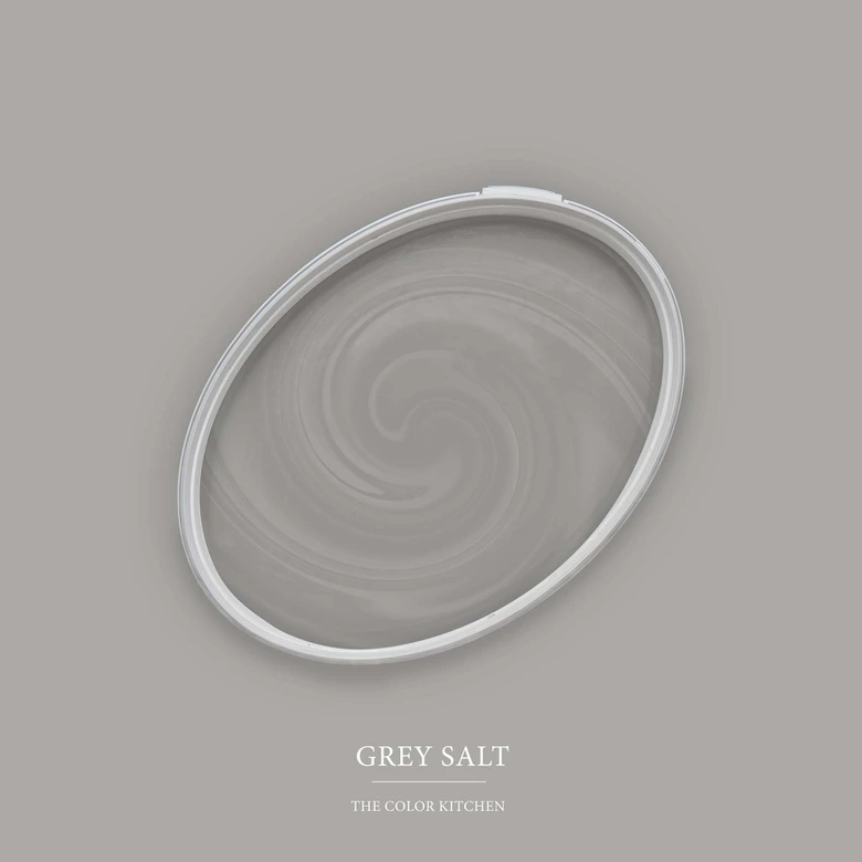 Grau Wandfarbe seidenmatt I Grey Salt | elegante, moderne Atmosphäre schaffend | THE COLOR KITCHEN 