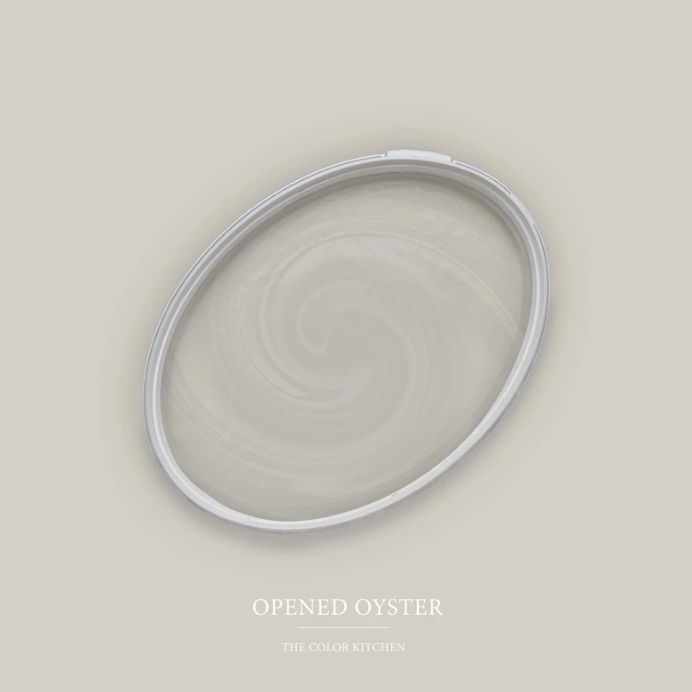 Taupe Wandfarbe seidenmatt I Opened Oyster | Atmosphäre zurückhaltender Eleganz schaffend | THE COLOR KITCHEN 