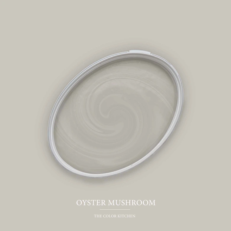 Taupe Wandfarbe seidenmatt I Oyster Mushroom | Atmosphäre zurückhaltender Eleganz schaffend | THE COLOR KITCHEN 