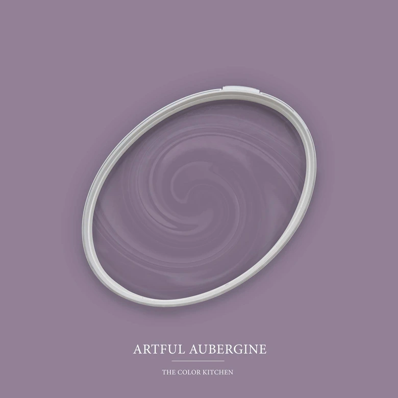 Flieder Violett Wandfarbe seidenmatt I Artful Aubergine | vitalisierender Raumcharakter | THE COLOR KITCHEN 