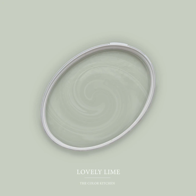 Grün Wandfarbe seidenmatt I Lovely Lime | Raumharmonie schaffend | THE COLOR KITCHEN 