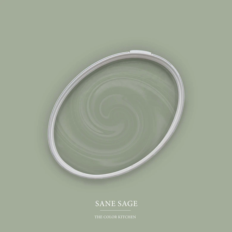 Muurverf groen halfmat - THE COLOR KITCHEN Sane Sage 