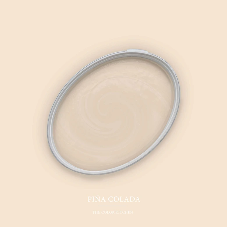 Beige Wandfarbe seidenmatt I Piña Colada | Raum öffnend und beruhigend | THE COLOR KITCHEN 