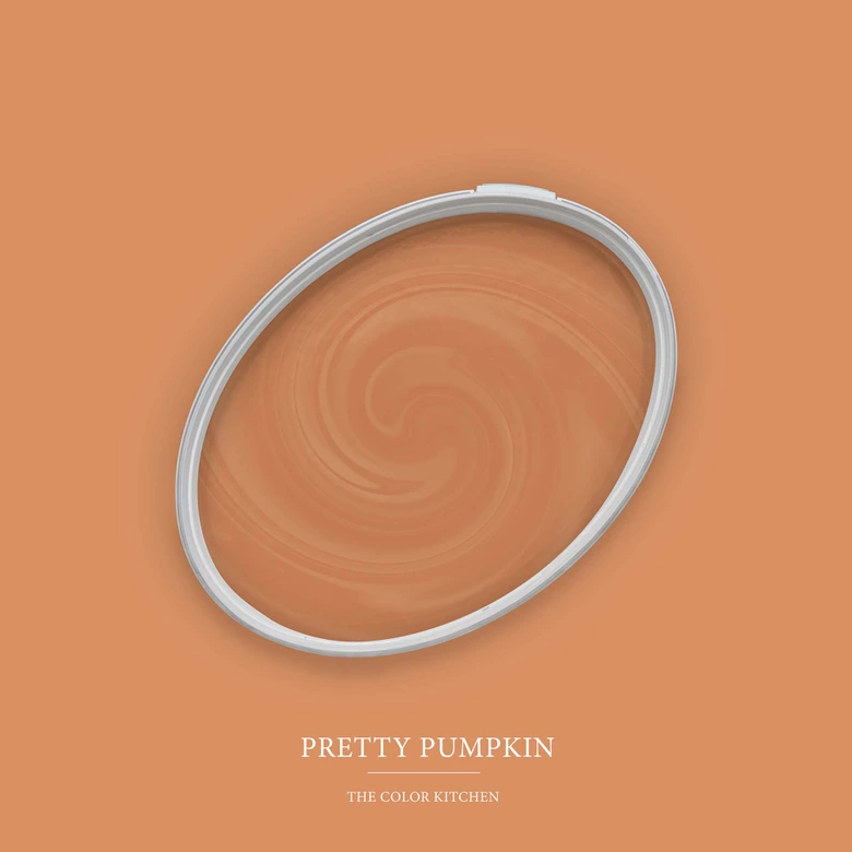 Orange Wandfarbe seidenmatt I Pretty Pumpkin | energiegeladen begeisternd | THE COLOR KITCHEN 