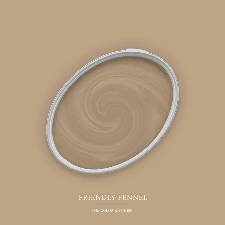 Pintura interior marrón mate I Friendly Fennel | crear un ambiente acogedor y tranquilo | LA COCINA DE COLOR 