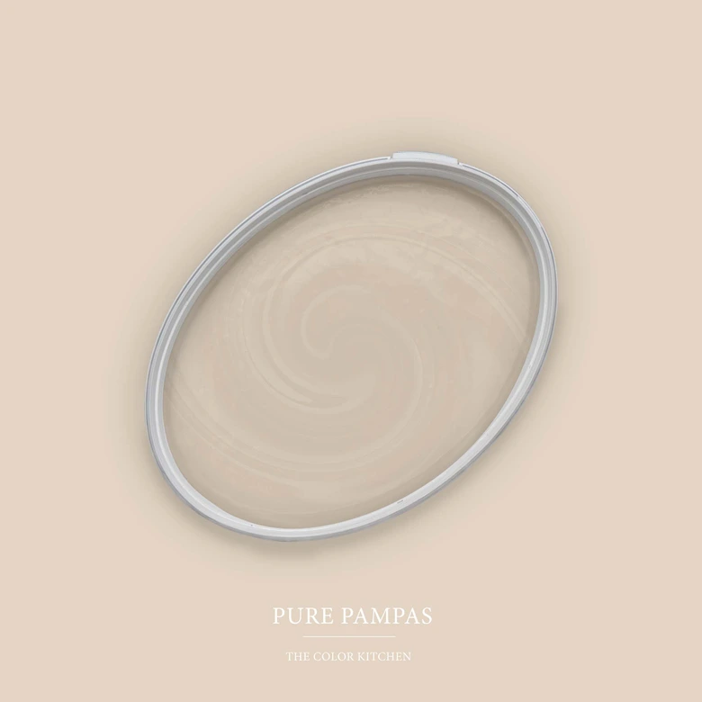 Beige Wandfarbe seidenmatt I Pure Pampas | Raum öffnend und beruhigend | THE COLOR KITCHEN 