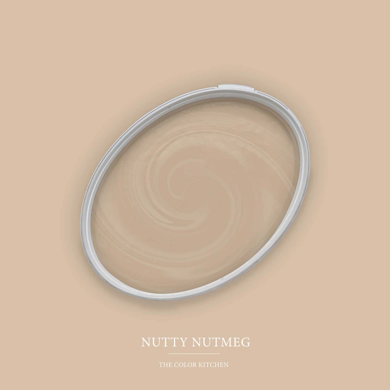 Beige Wandfarbe seidenmatt I Nutty Nutmeg | Raum öffnend und beruhigend | THE COLOR KITCHEN 