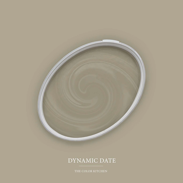 Braun Wandfarbe seidenmatt I Dynamic Date | behagliche und ruhige Raumatmosphäre schaffend | THE COLOR KITCHEN 