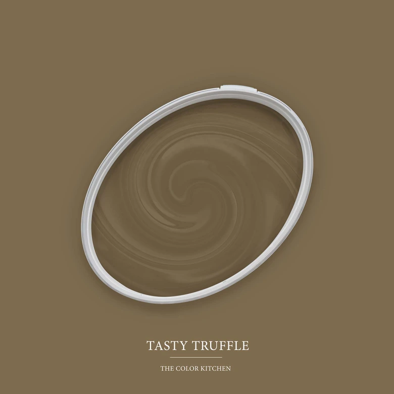Peinture murale marron satiné mat - THE COLOR KITCHEN Tasty Truffle 