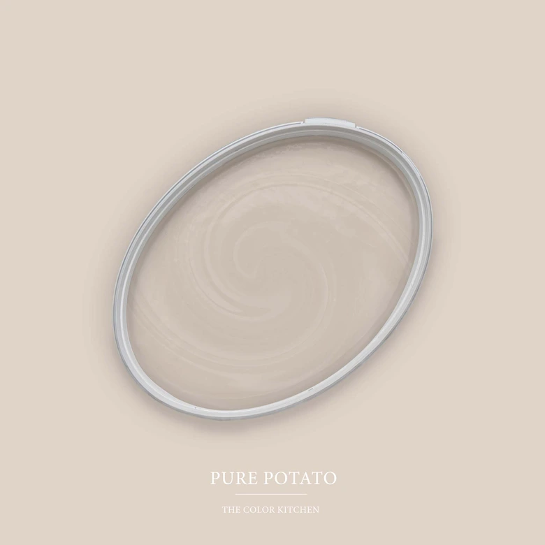 Beige Wandfarbe seidenmatt I Pure Potato | Raum öffnend und beruhigend | THE COLOR KITCHEN 