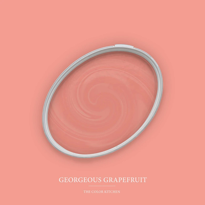 Rosa Väggfärg satin matt I Georgeous Grapefruit | lekfull och glad karaktär | THE COLOR KITCHEN 