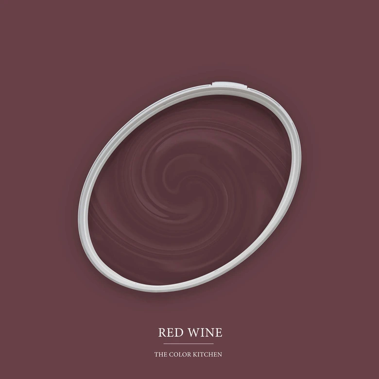 Rot Wandfarbe seidenmatt I Red Wine | leidenschaftlich und voller Energie | THE COLOR KITCHEN 
