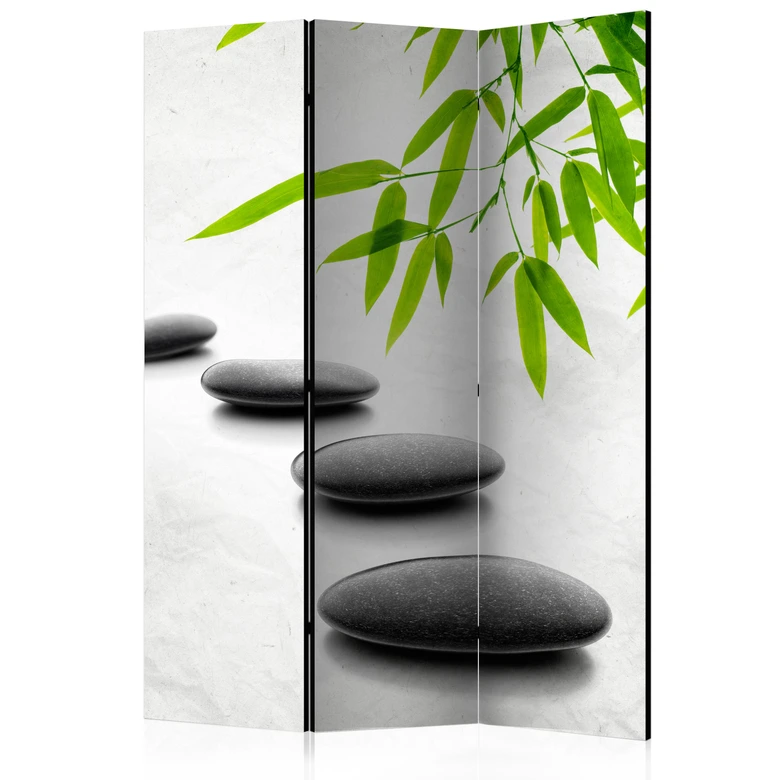 Paravent Séparation de pièce - Pierres zen, 3 pièces 