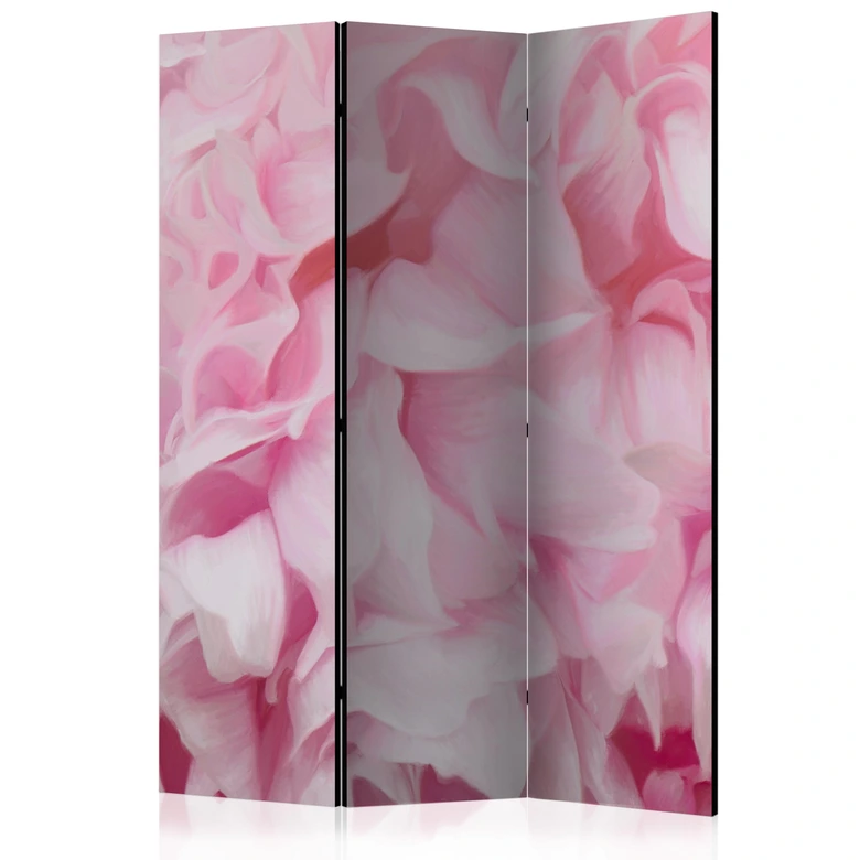 Paravent Séparation de pièce - Azalée (rose), 3 pièces 