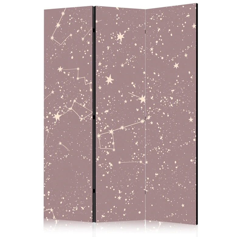 Paravent, Raumteiler freistehend, Trennwand - Night Sky: Artistic Constellations 
