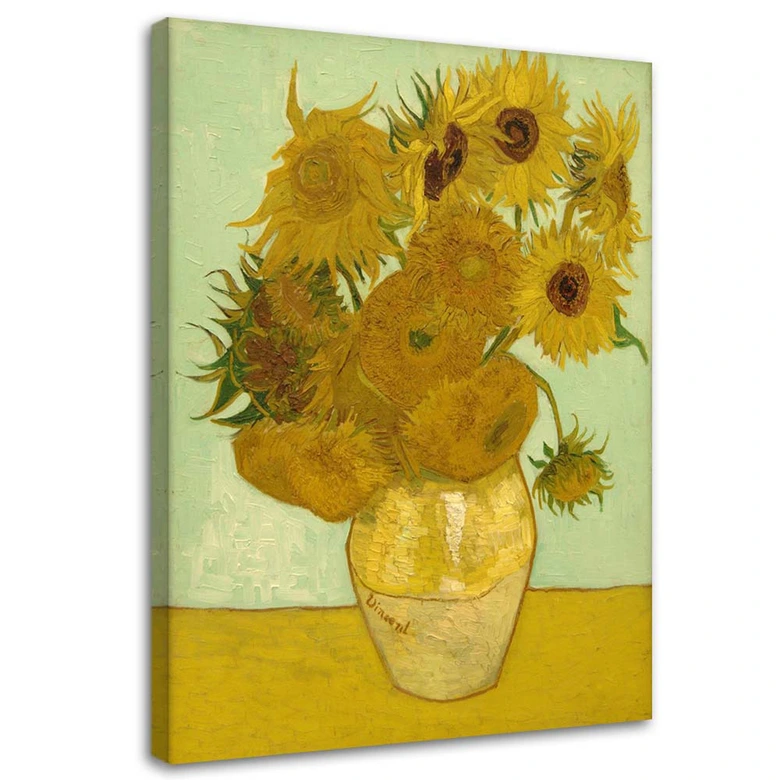 Leinwandbild, Sonnenblumen - V. van Gogh Kunstdruck 