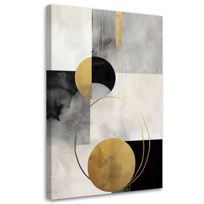 Leinwandbild, Geometrisches Boho-Muster 